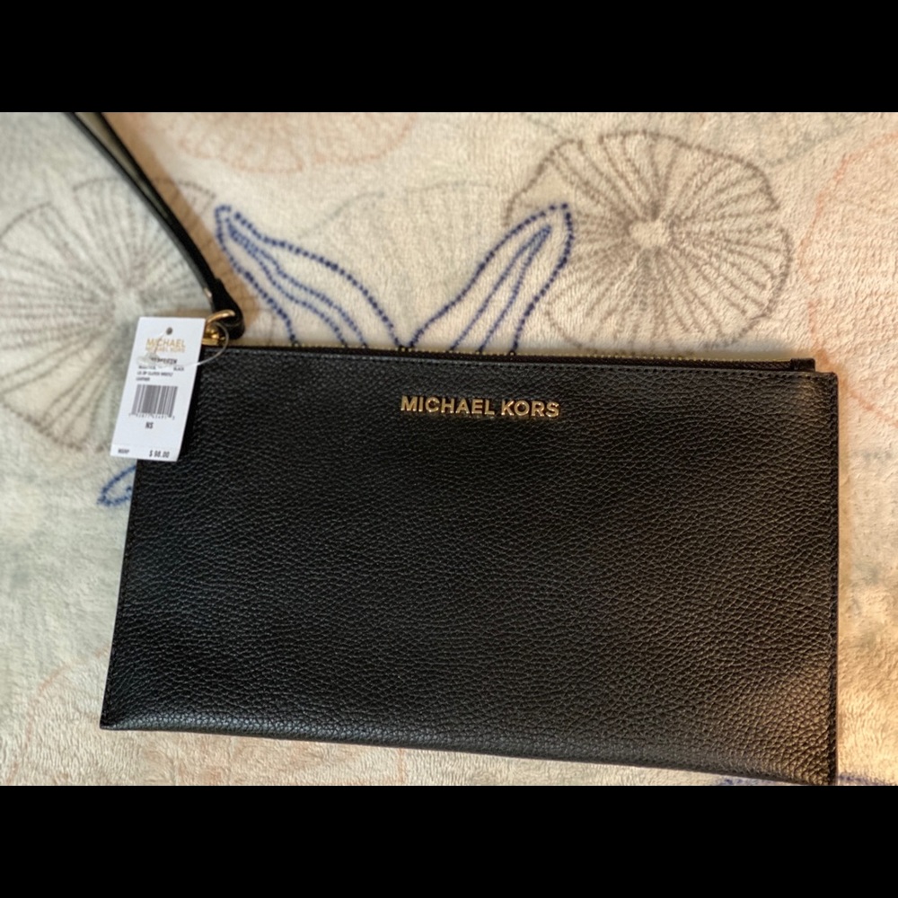 Black Michael Kors Wristlet